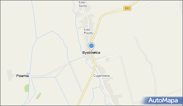 Bystrowice, Bystrowice, mapa Bystrowice