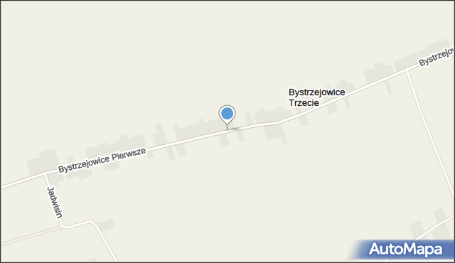 Bystrzejowice Pierwsze, Bystrzejowice Pierwsze, mapa Bystrzejowice Pierwsze