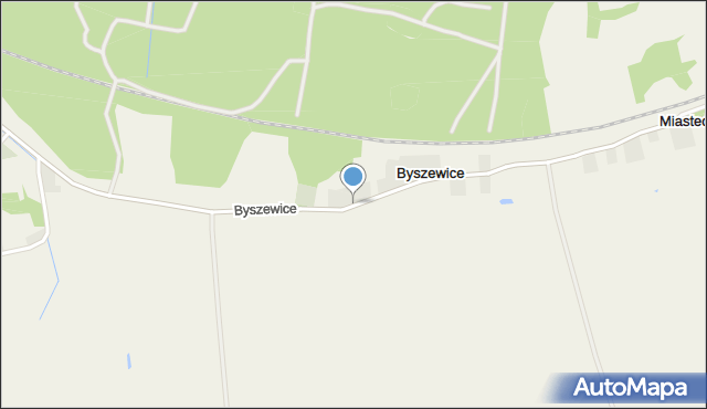 Byszewice gmina Kaczory, Byszewice, mapa Byszewice gmina Kaczory