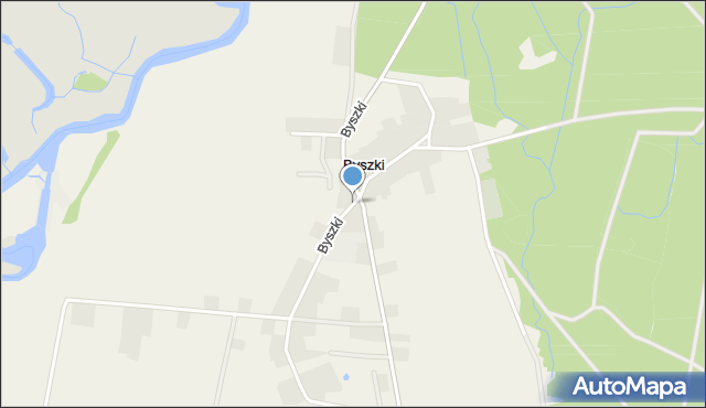 Byszki, Byszki, mapa Byszki