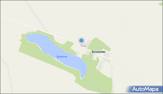 Byszkowo, Byszkowo, mapa Byszkowo