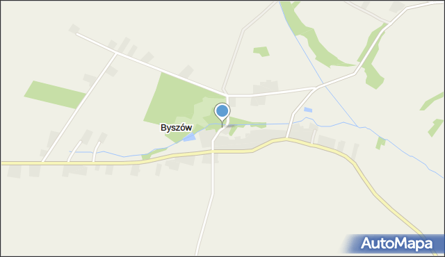 Byszów, Byszów, mapa Byszów