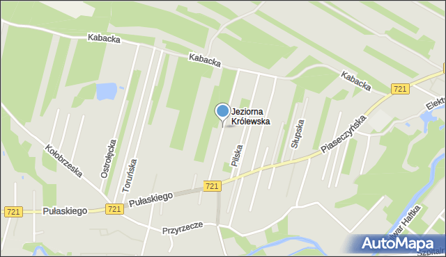 Konstancin-Jeziorna, Bydgoska, mapa Konstancin-Jeziorna