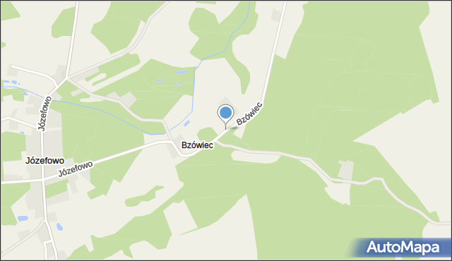 Bzówiec, Bzówiec, mapa Bzówiec