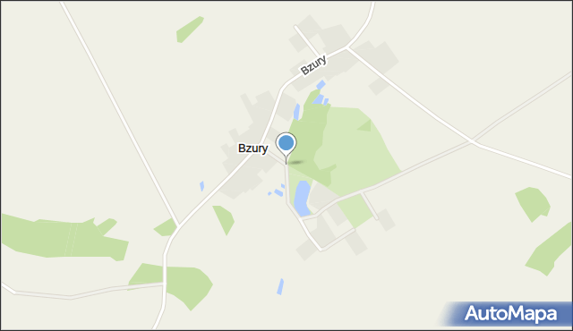 Bzury gmina Szczuczyn, Bzury, mapa Bzury gmina Szczuczyn