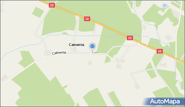 Całownia, Całownia, mapa Całownia