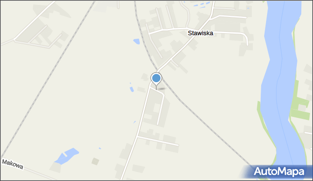 Stawiska gmina Mogilno, Calineczki, mapa Stawiska gmina Mogilno