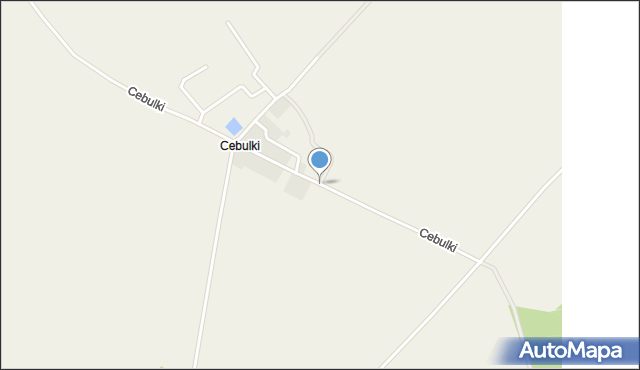 Cebulki, Cebulki, mapa Cebulki