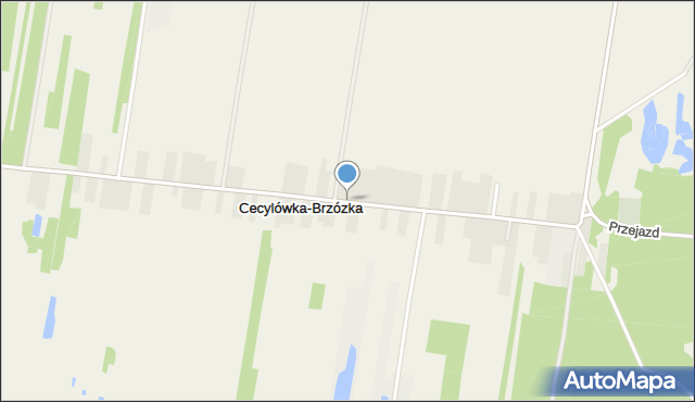 Cecylówka-Brzózka, Cecylówka-Brzózka, mapa Cecylówka-Brzózka