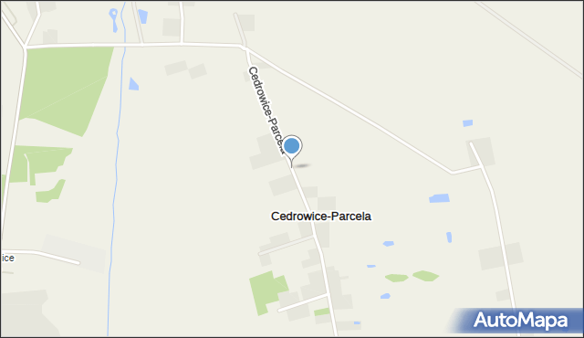 Cedrowice-Parcela, Cedrowice-Parcela, mapa Cedrowice-Parcela