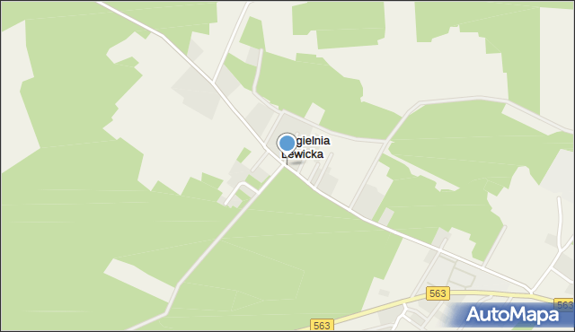 Cegielnia Lewicka, Cegielnia Lewicka, mapa Cegielnia Lewicka