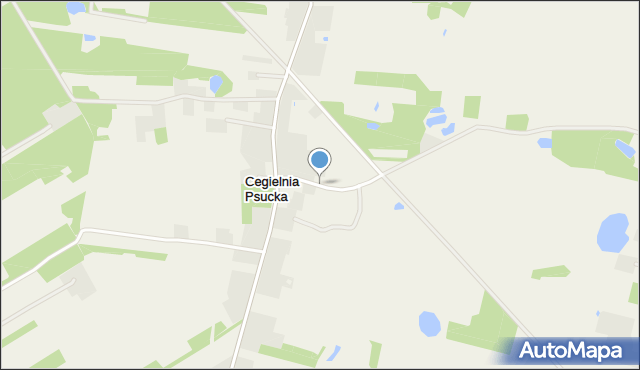 Cegielnia Psucka, Cegielnia Psucka, mapa Cegielnia Psucka