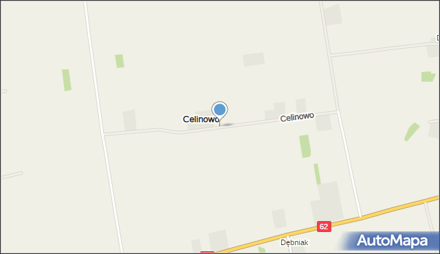 Celinowo gmina Somianka, Celinowo, mapa Celinowo gmina Somianka