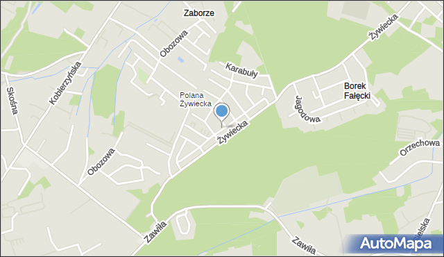 Kraków, Cesarza Benedykta, mapa Krakowa