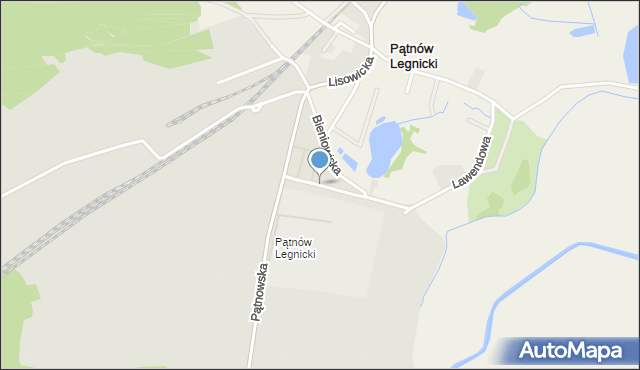 Legnica, Celna, mapa Legnicy
