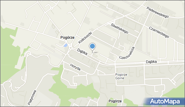 Pogórze gmina Kosakowo, Ceynowy Floriana, dr., mapa Pogórze gmina Kosakowo