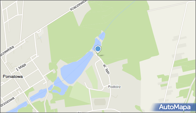 Poniatowa powiat opolski, Cedrowa, mapa Poniatowa powiat opolski