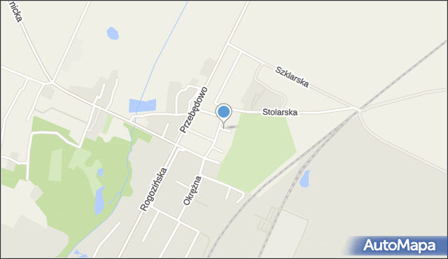 Przebędowo gmina Murowana Goślina, Cechowa, mapa Przebędowo gmina Murowana Goślina