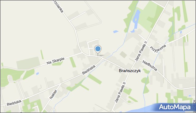 Brańszczyk, Chopina Fryderyka, mapa Brańszczyk