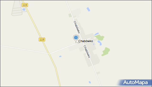 Chabówko, Chabówko, mapa Chabówko