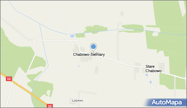 Chabowo-Świniary, Chabowo-Świniary, mapa Chabowo-Świniary