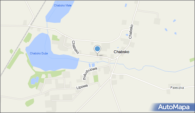 Chabsko, Chabsko, mapa Chabsko