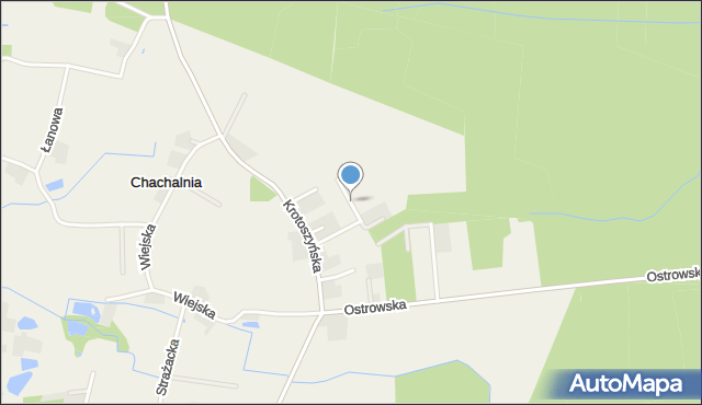Chachalnia, Chopina Fryderyka, mapa Chachalnia