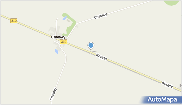 Chaławy, Chaławy, mapa Chaławy