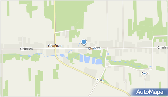Chańcza, Chańcza, mapa Chańcza