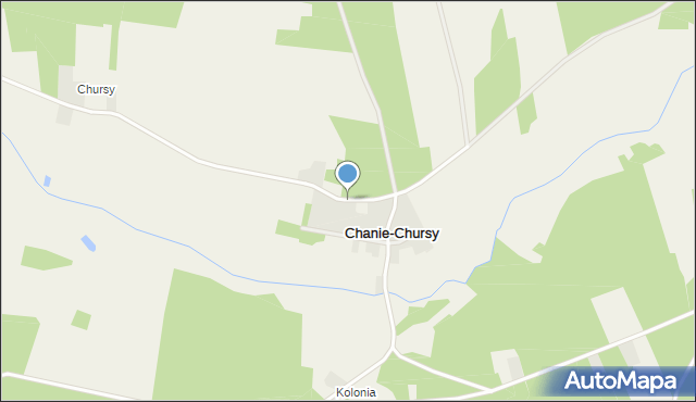 Chanie-Chursy, Chanie-Chursy, mapa Chanie-Chursy