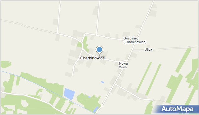 Charbinowice, Charbinowice, mapa Charbinowice