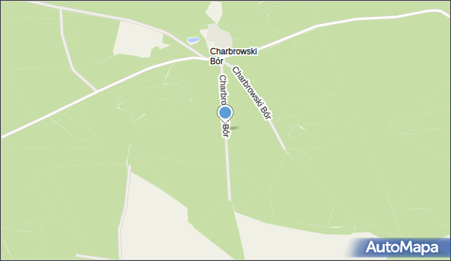 Charbrowski Bór, Charbrowski Bór, mapa Charbrowski Bór