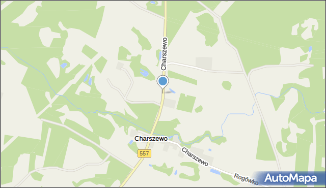 Charszewo, Charszewo, mapa Charszewo