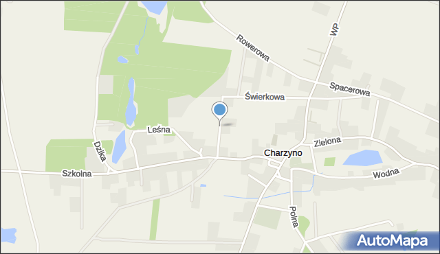 Charzyno, Charzyno, mapa Charzyno