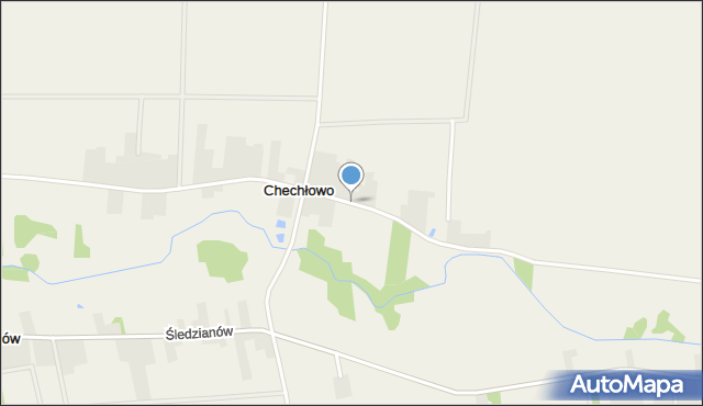 Chechłowo, Chechłowo, mapa Chechłowo