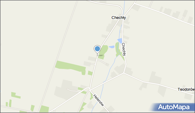 Chechły, Chechły, mapa Chechły