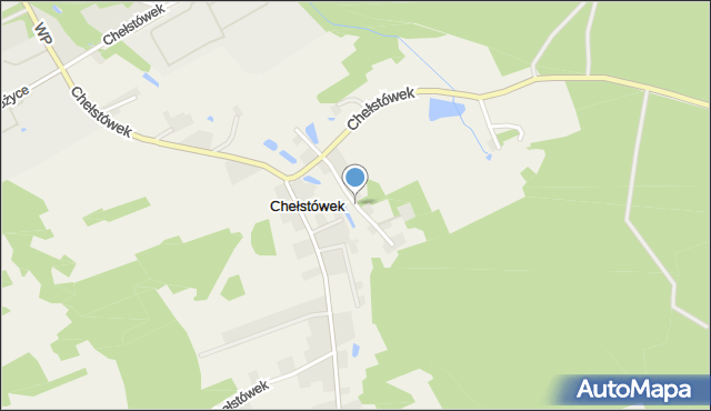 Chełstówek, Chełstówek, mapa Chełstówek