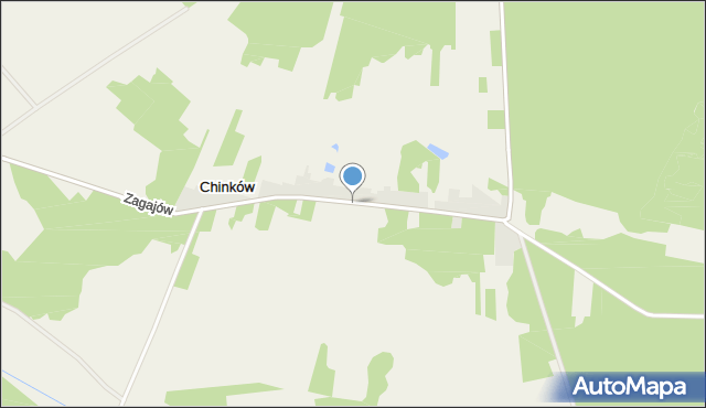 Chinków, Chinków, mapa Chinków