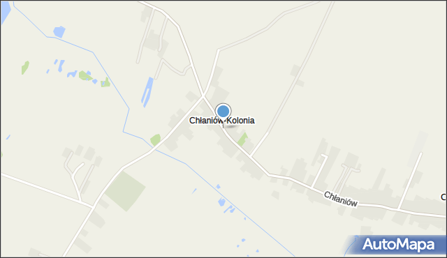 Chłaniów-Kolonia, Chłaniów-Kolonia, mapa Chłaniów-Kolonia