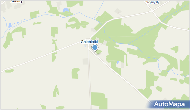 Chlebiotki, Chlebiotki, mapa Chlebiotki