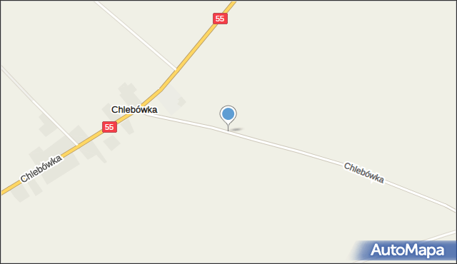 Chlebówka, Chlebówka, mapa Chlebówka