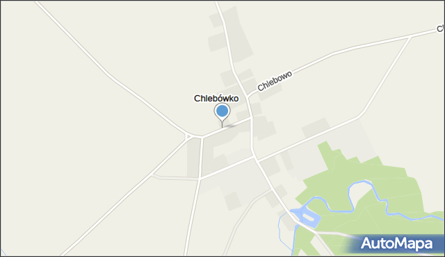 Chlebówko, Chlebówko, mapa Chlebówko