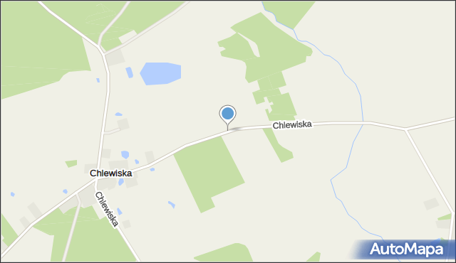 Chlewiska gmina Dąbrowa Biskupia, Chlewiska, mapa Chlewiska gmina Dąbrowa Biskupia