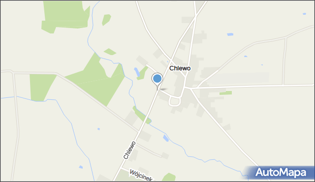 Chlewo gmina Goszczanów, Chlewo, mapa Chlewo gmina Goszczanów