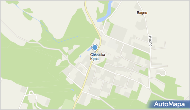 Chłopska Kępa, Chłopska Kępa, mapa Chłopska Kępa