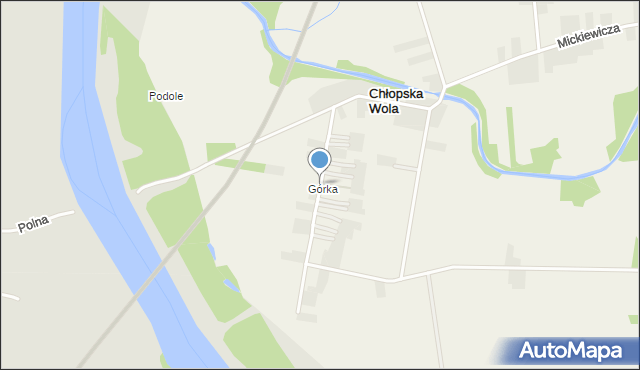 Chłopska Wola, Chłopska Wola, mapa Chłopska Wola