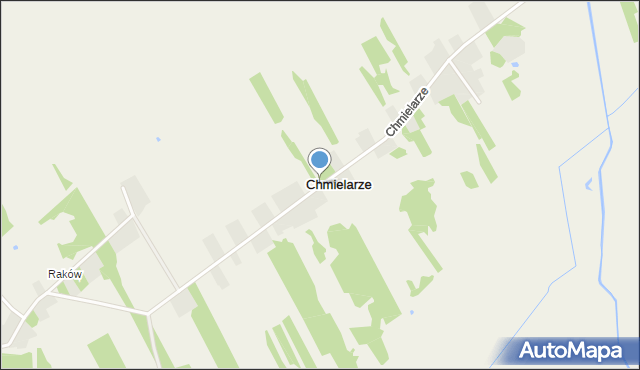 Chmielarze gmina Kłomnice, Chmielarze, mapa Chmielarze gmina Kłomnice