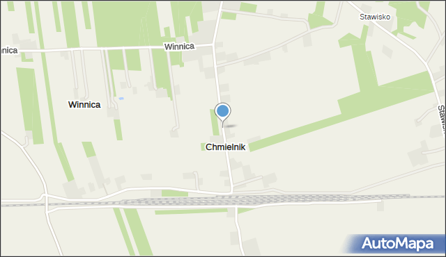 Chmielnik gmina Kramsk, Chmielnik, mapa Chmielnik gmina Kramsk