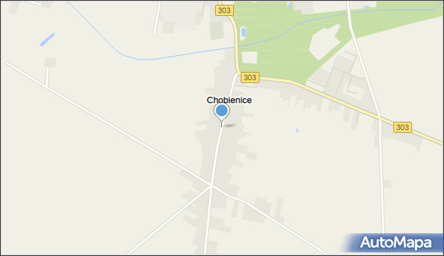 Chobienice, Chobienice, mapa Chobienice