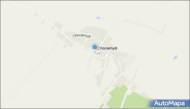 Chociemyśl, Chociemyśl, mapa Chociemyśl